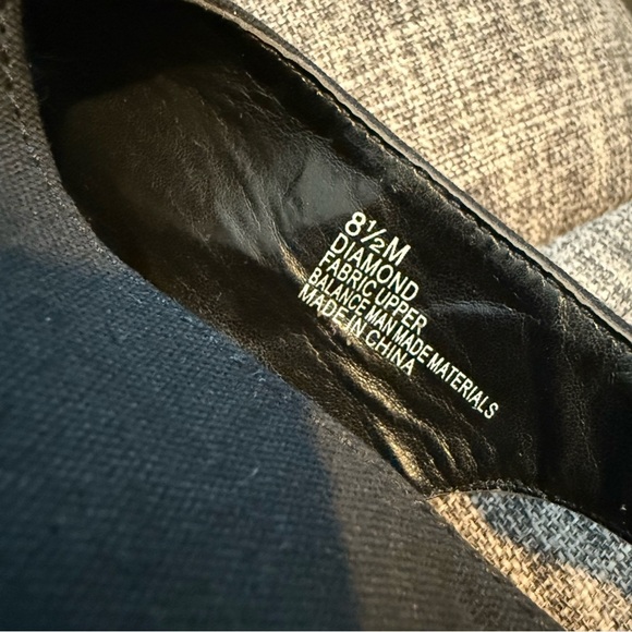 Seychelles Diamond Black Canvas Cork Wedge Slingback Sandals Size 8.5 - Picture 9 of 11